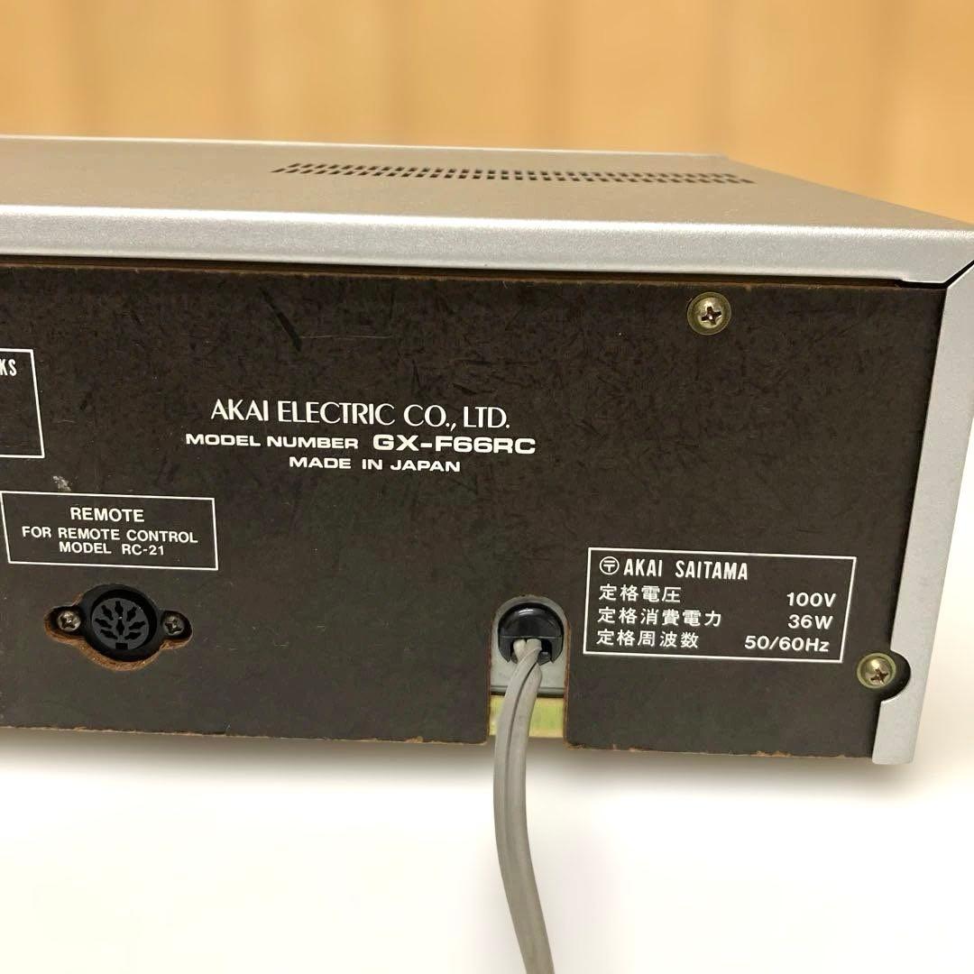 ESH022 アカイGX -F66RC オートリバースカセットデッキ【ジャンク】