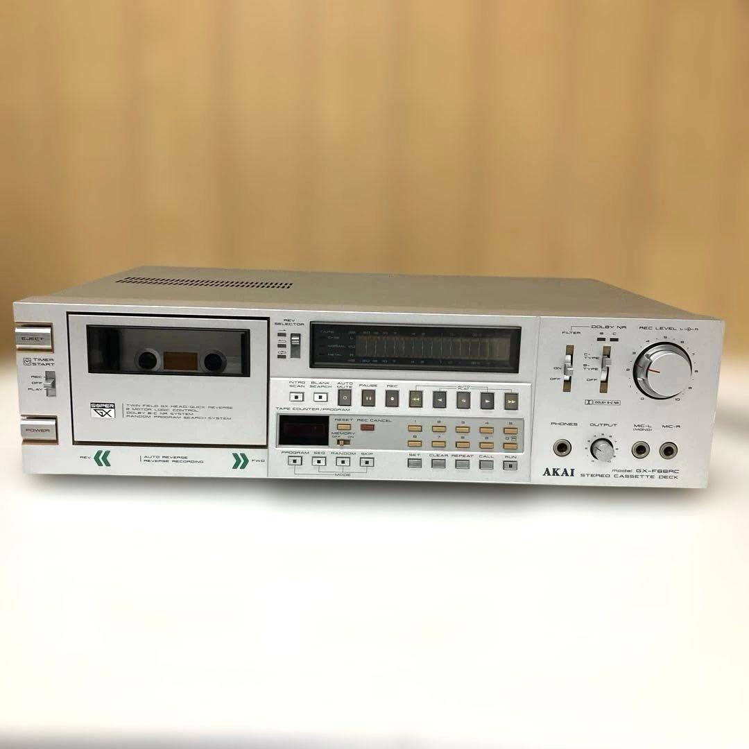 ESH022 アカイGX -F66RC オートリバースカセットデッキ【ジャンク】