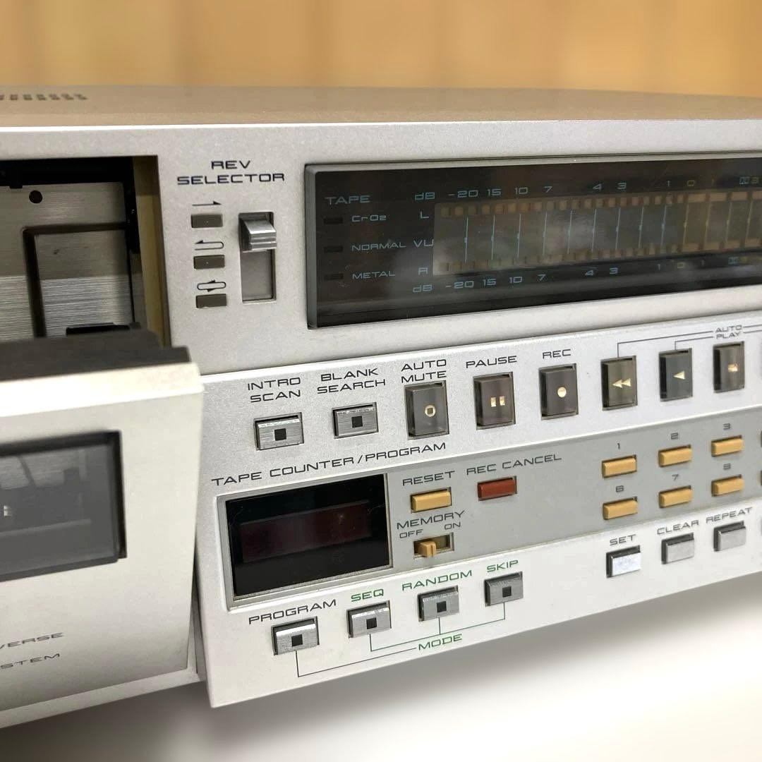 ESH022 アカイGX -F66RC オートリバースカセットデッキ【ジャンク】