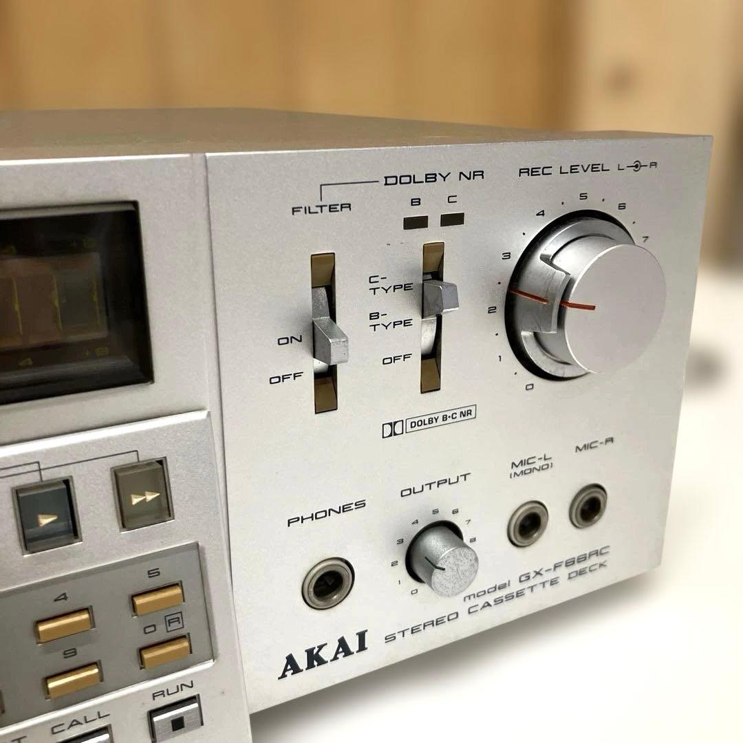 ESH022 アカイGX -F66RC オートリバースカセットデッキ【ジャンク】