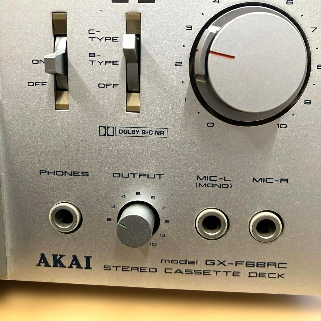 ESH022 アカイGX -F66RC オートリバースカセットデッキ【ジャンク】