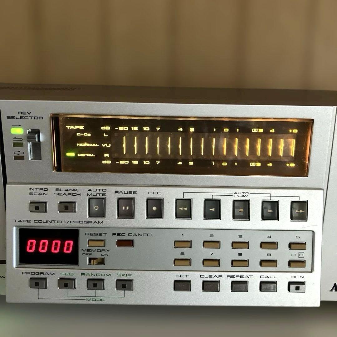 ESH022 アカイGX -F66RC オートリバースカセットデッキ【ジャンク】
