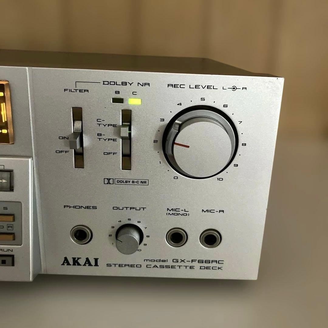 ESH022 アカイGX -F66RC オートリバースカセットデッキ【ジャンク】