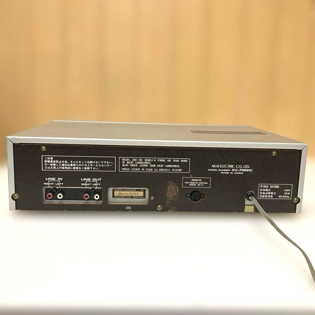 ESH022 アカイGX -F66RC オートリバースカセットデッキ【ジャンク】