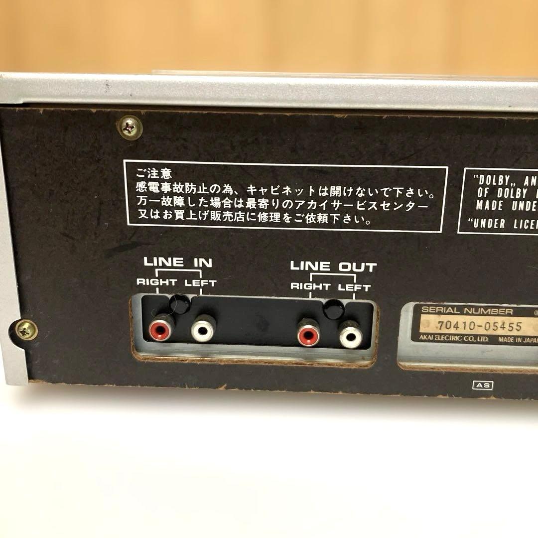 ESH022 アカイGX -F66RC オートリバースカセットデッキ【ジャンク】