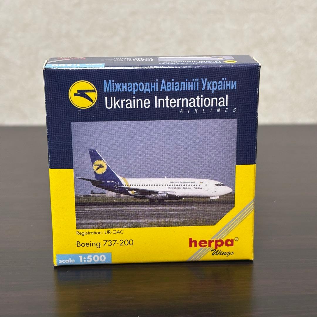 【数量限定】 国際航空 B737-200 Herpa 1/500