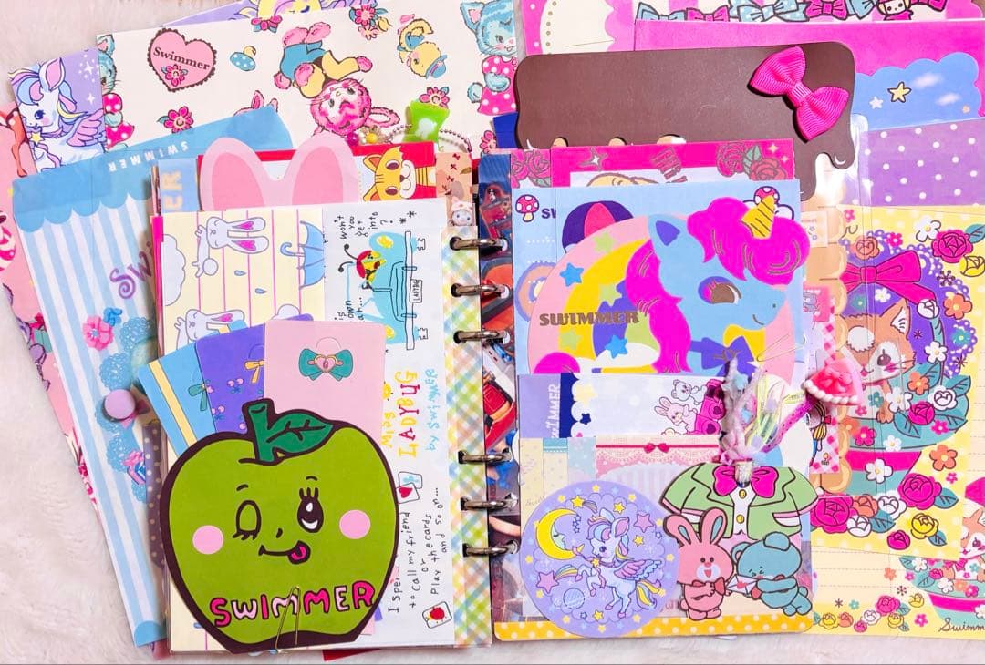 おすそ分けファイル　バイブルバインダー　スイマー　大容量