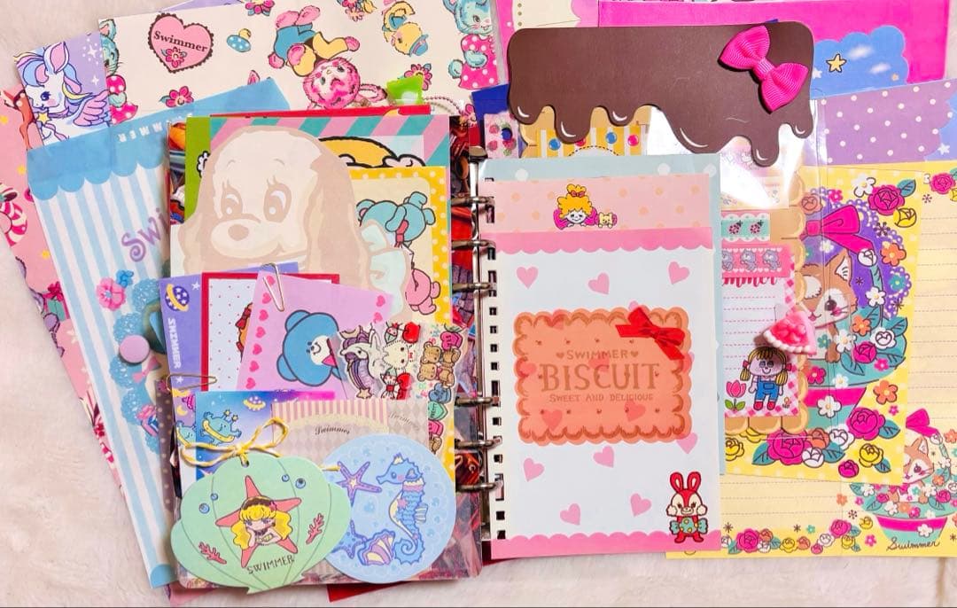 おすそ分けファイル　バイブルバインダー　スイマー　大容量