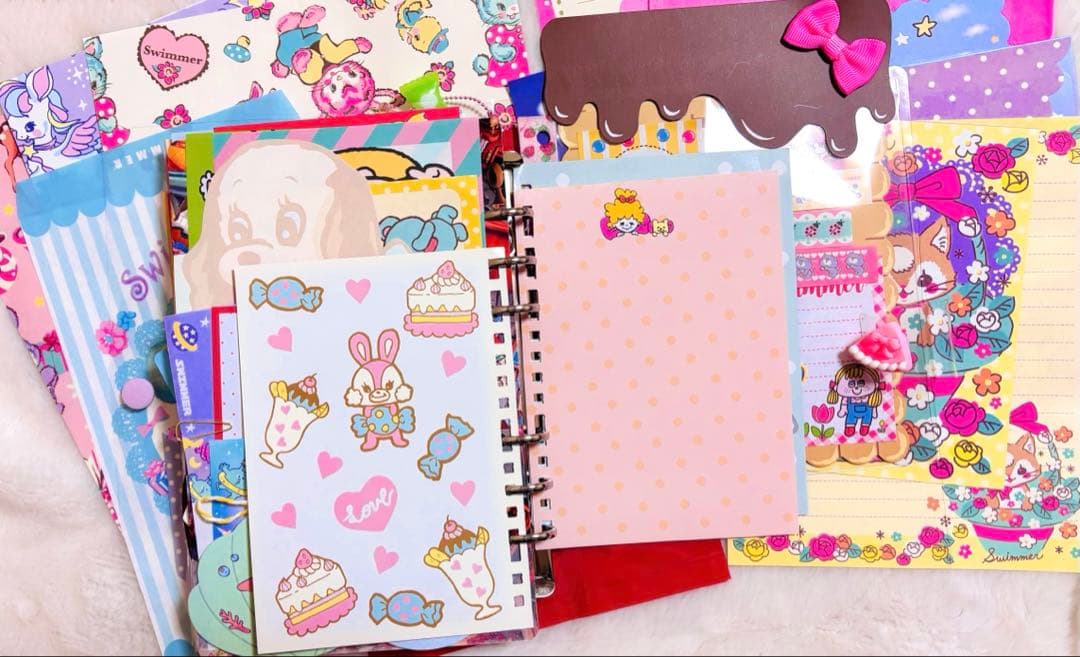 おすそ分けファイル　バイブルバインダー　スイマー　大容量