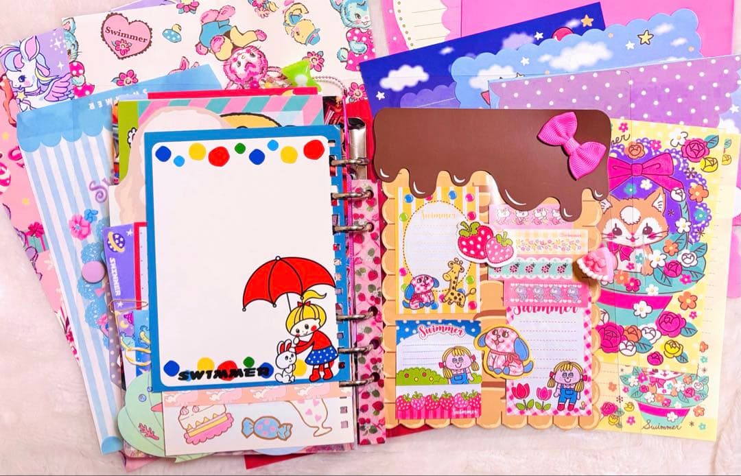 おすそ分けファイル　バイブルバインダー　スイマー　大容量