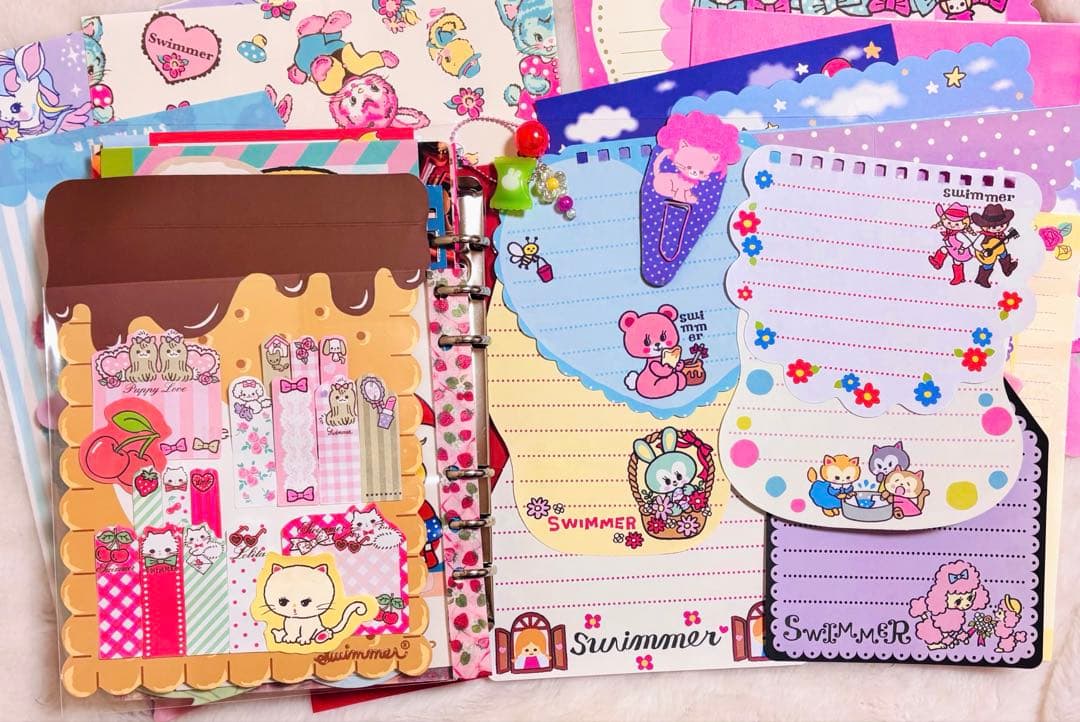 おすそ分けファイル　バイブルバインダー　スイマー　大容量