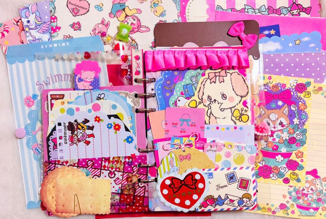 おすそ分けファイル　バイブルバインダー　スイマー　大容量