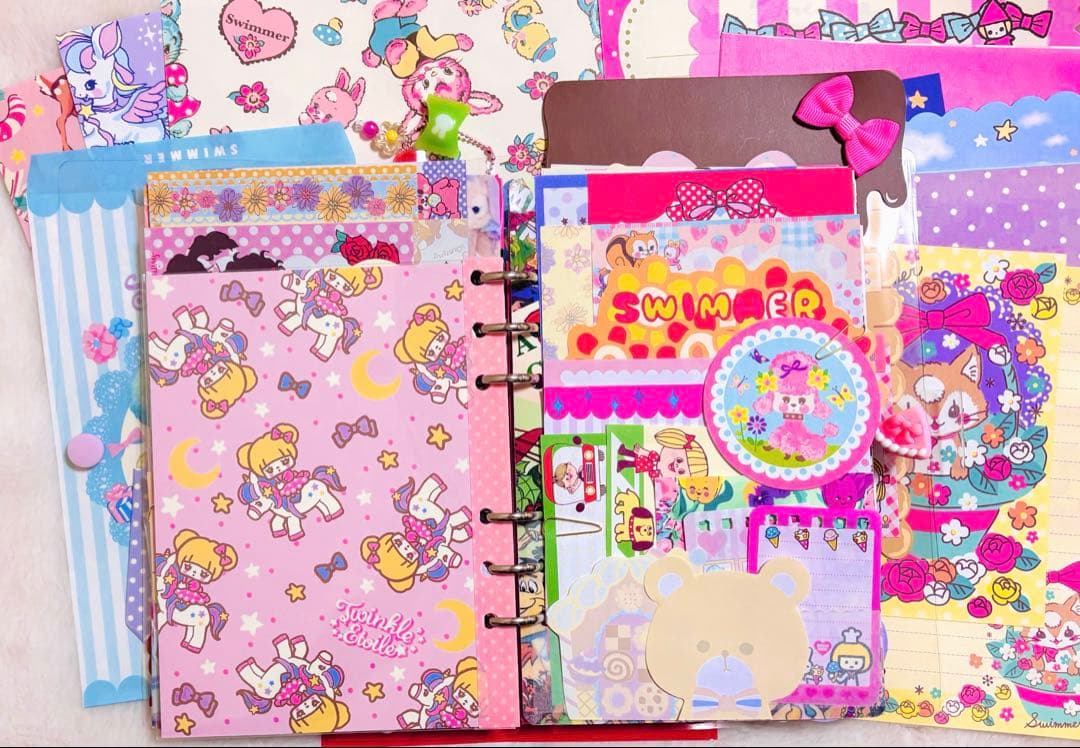 おすそ分けファイル　バイブルバインダー　スイマー　大容量