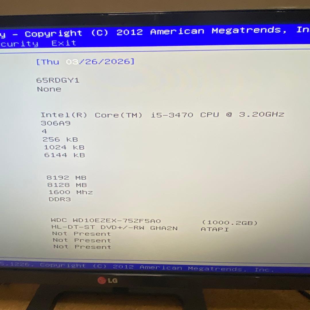 DELL ”Vostro470” i5 ・8GB・Win10Pro 1TB