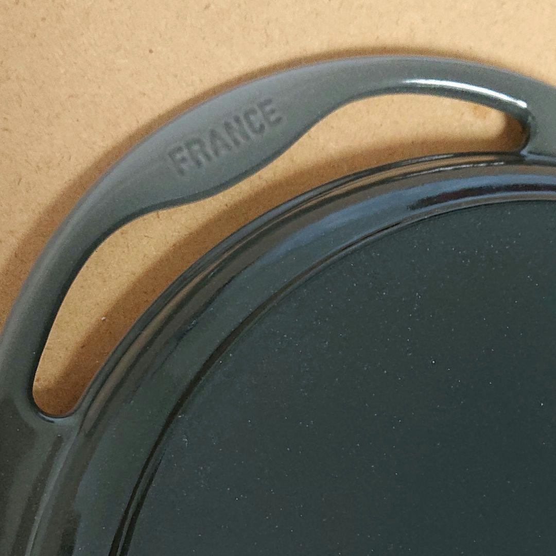 【新品】LE CREUSET ラウンド・グリル グリルパン 25cm フリント