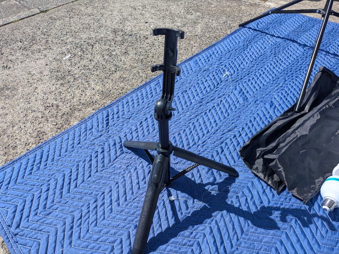 撮影用ソフトボックス 2灯 手持ち三脚付き