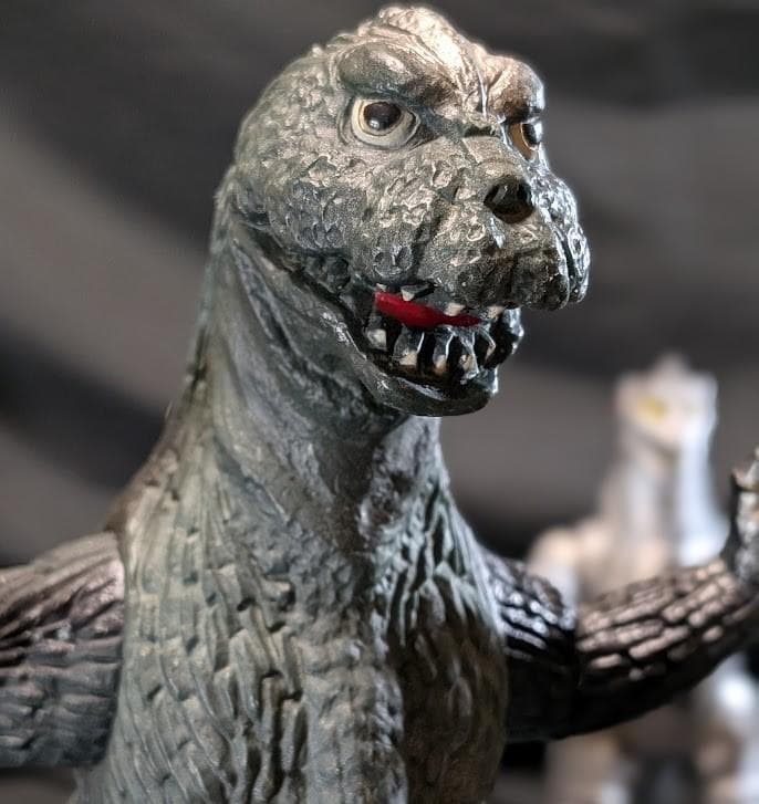 昭和ゴジラ・メカゴジラ・キングシーサー・アンギラス（バンダイ）ソフビ４体セット