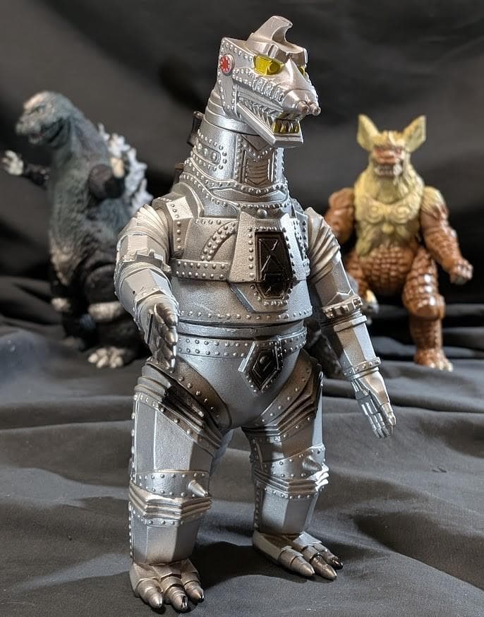 昭和ゴジラ・メカゴジラ・キングシーサー・アンギラス（バンダイ）ソフビ４体セット