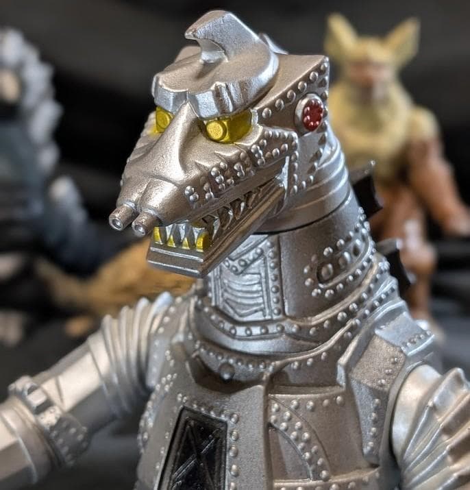 昭和ゴジラ・メカゴジラ・キングシーサー・アンギラス（バンダイ）ソフビ４体セット