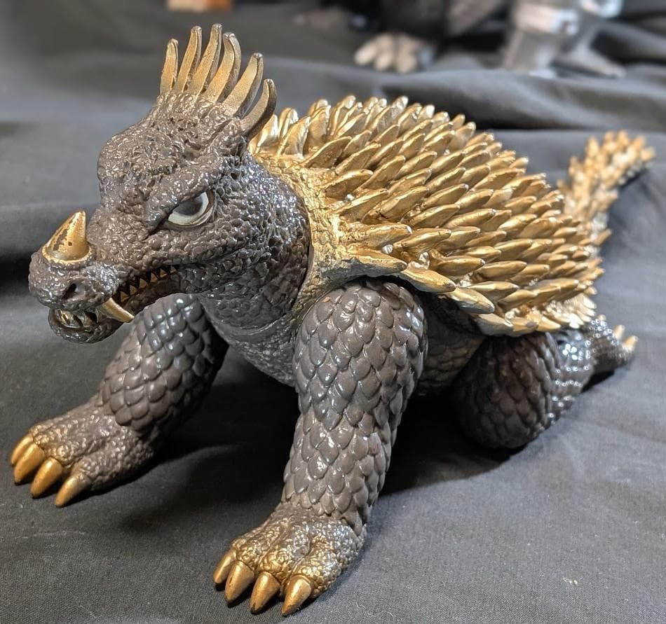 昭和ゴジラ・メカゴジラ・キングシーサー・アンギラス（バンダイ）ソフビ４体セット