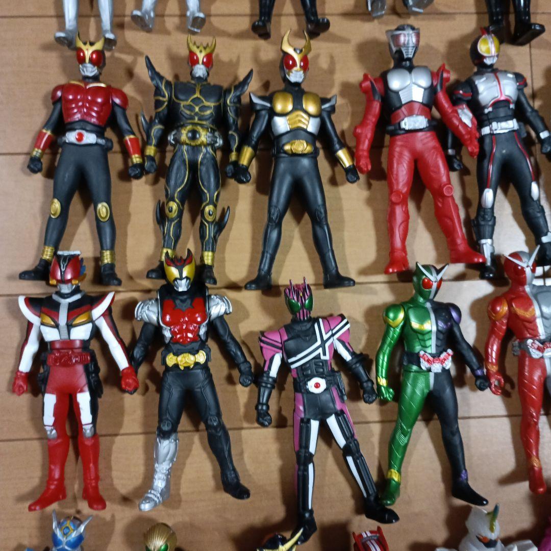 仮面ライダーソフビ52体