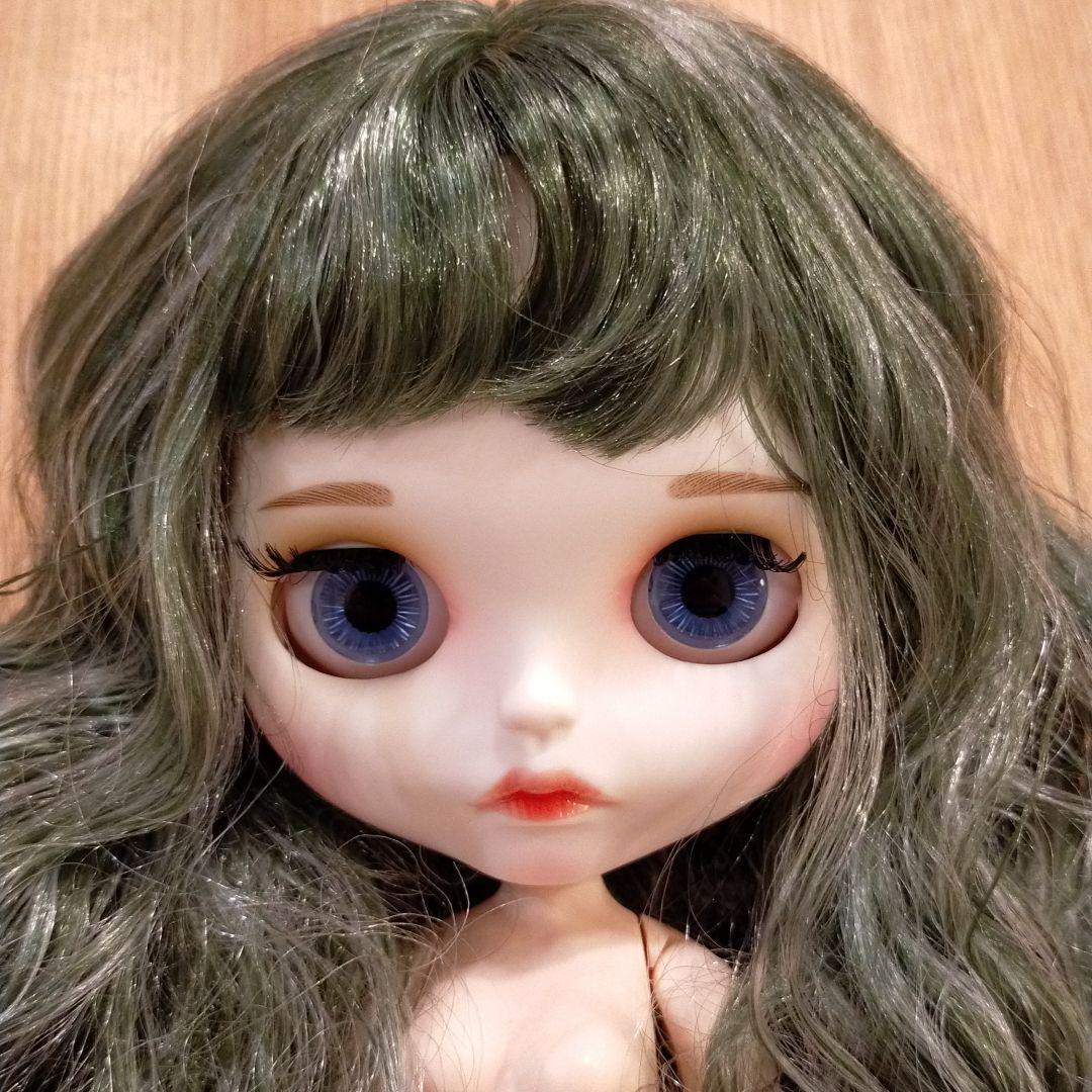 アイシードール　ニューフェイス　カスタム　グリーン　シルバーアッシュ　スタンド付