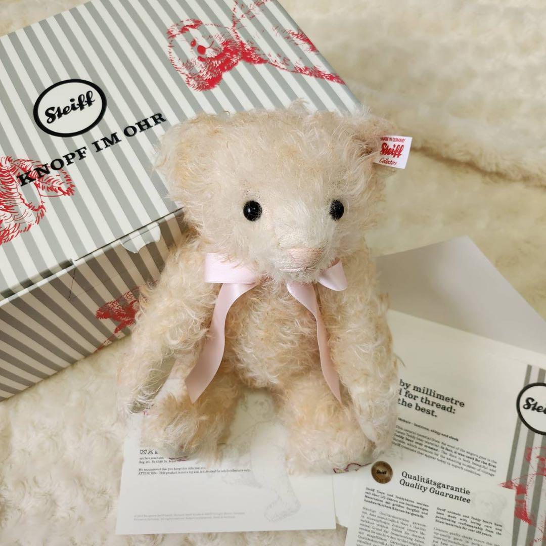 シュタイフstieff 限定　テディベア　梅　シリアルナンバー　ファーストトイ