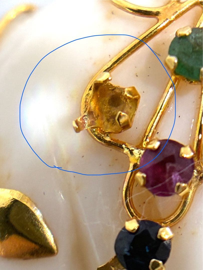 Ⓥ14K　ペンダントトップ