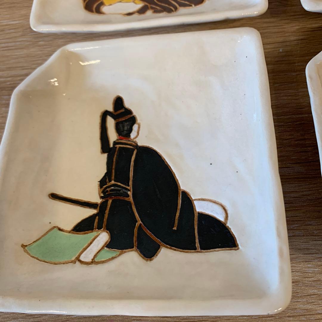 水月焼 皿 6客 好川恒方 大珍品 48