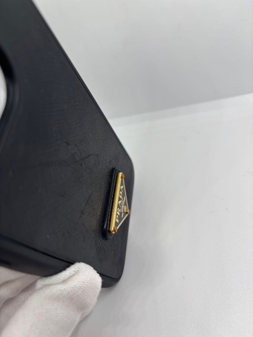 【正規品箱付き】PRADA iPhone15proケース ブラック