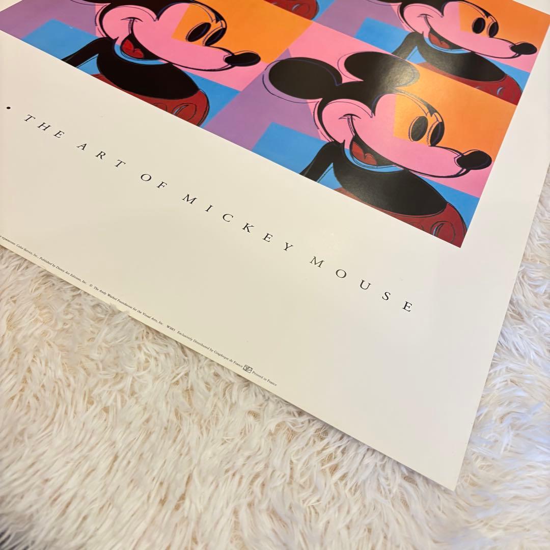 【希少】アンディーウォーホール　ミッキーマウス ポスター　1981年