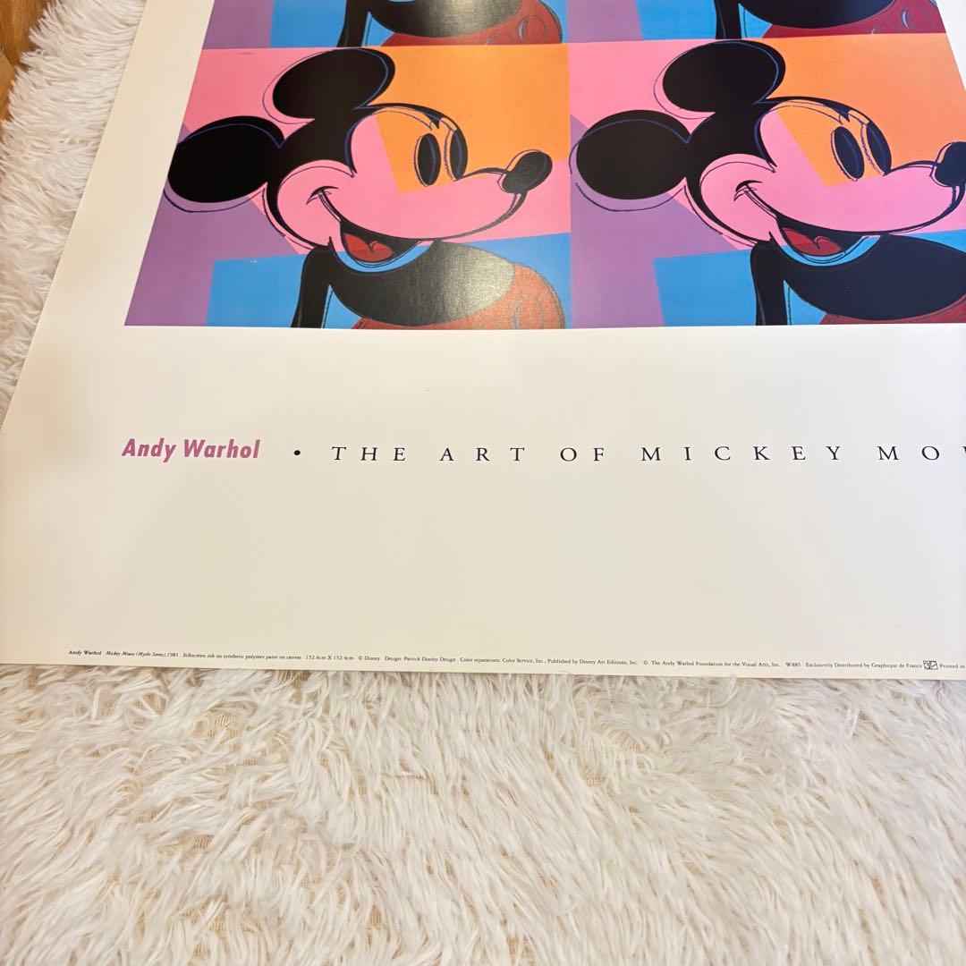 【希少】アンディーウォーホール　ミッキーマウス ポスター　1981年