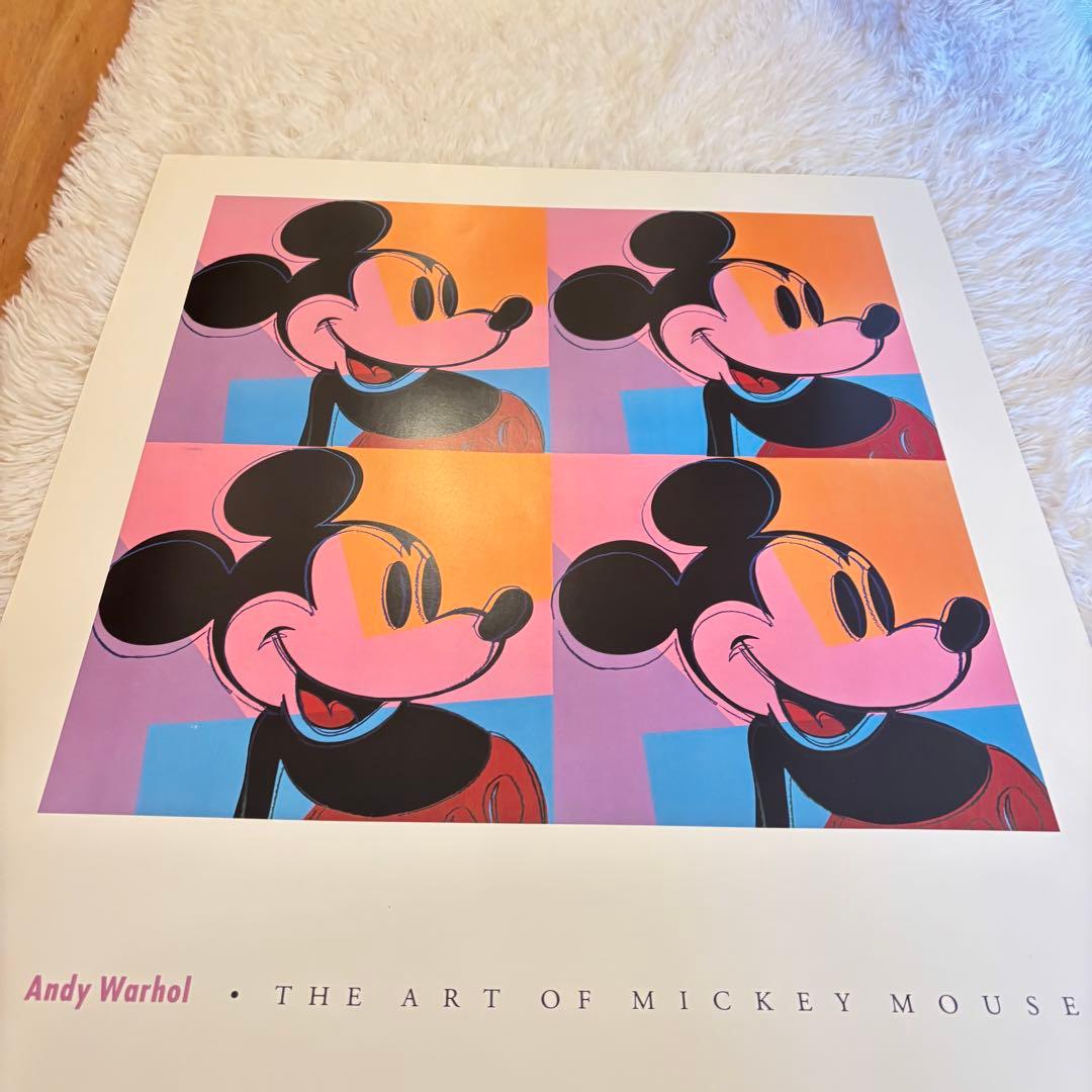 【希少】アンディーウォーホール　ミッキーマウス ポスター　1981年