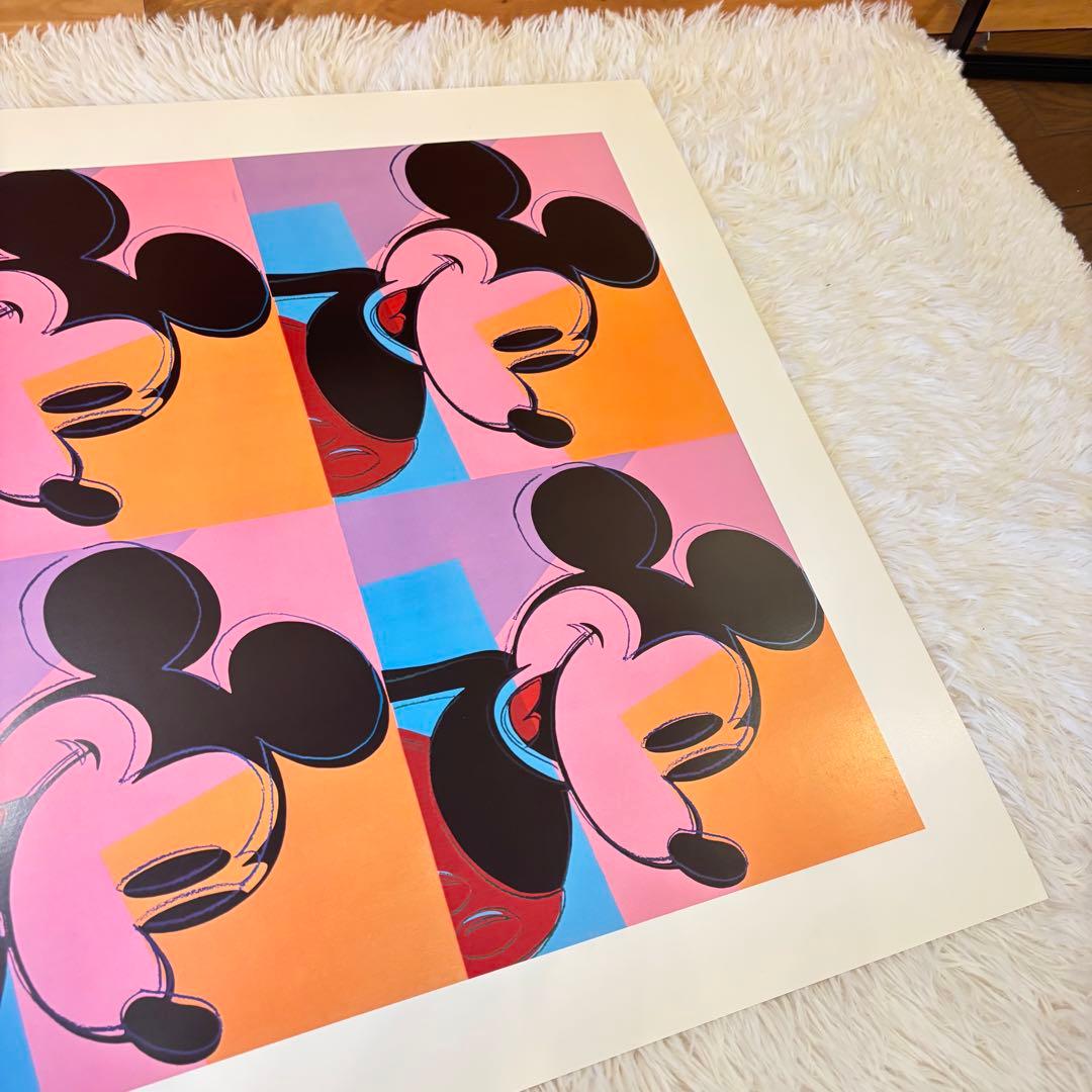 【希少】アンディーウォーホール　ミッキーマウス ポスター　1981年