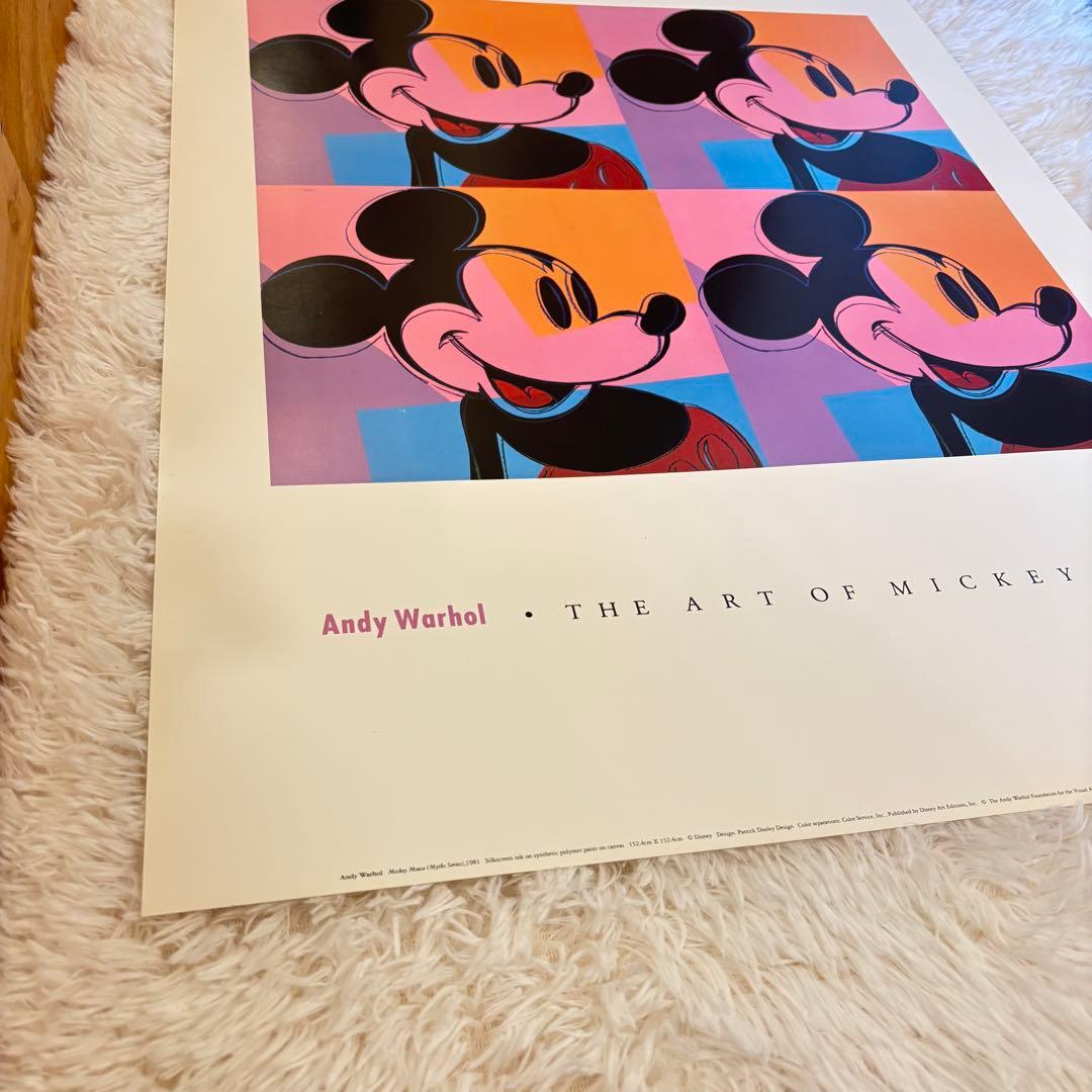 【希少】アンディーウォーホール　ミッキーマウス ポスター　1981年
