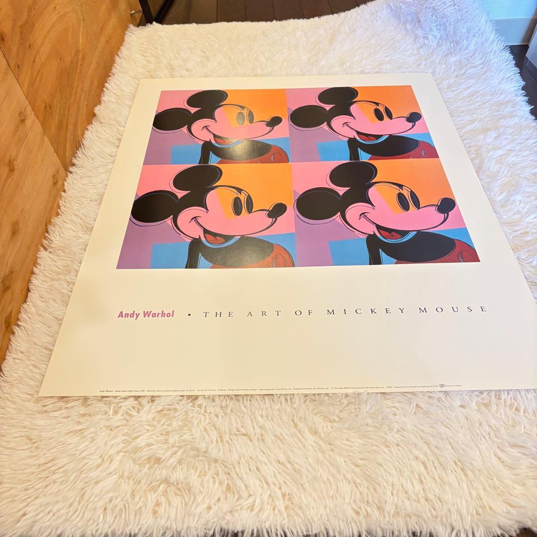 【希少】アンディーウォーホール　ミッキーマウス ポスター　1981年