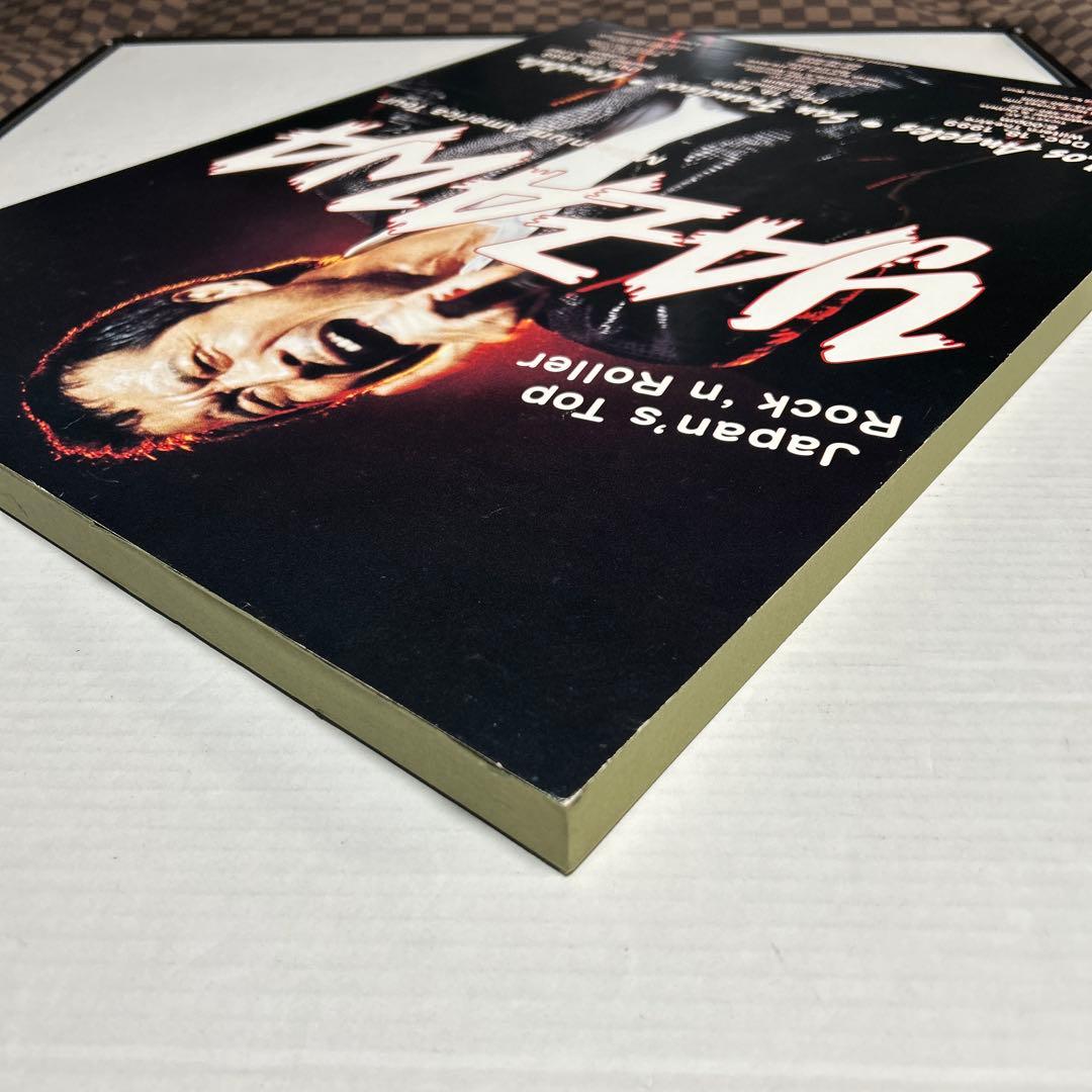 矢沢永吉木枠パネルポスター 海外ツアーコンサート告知ポスター