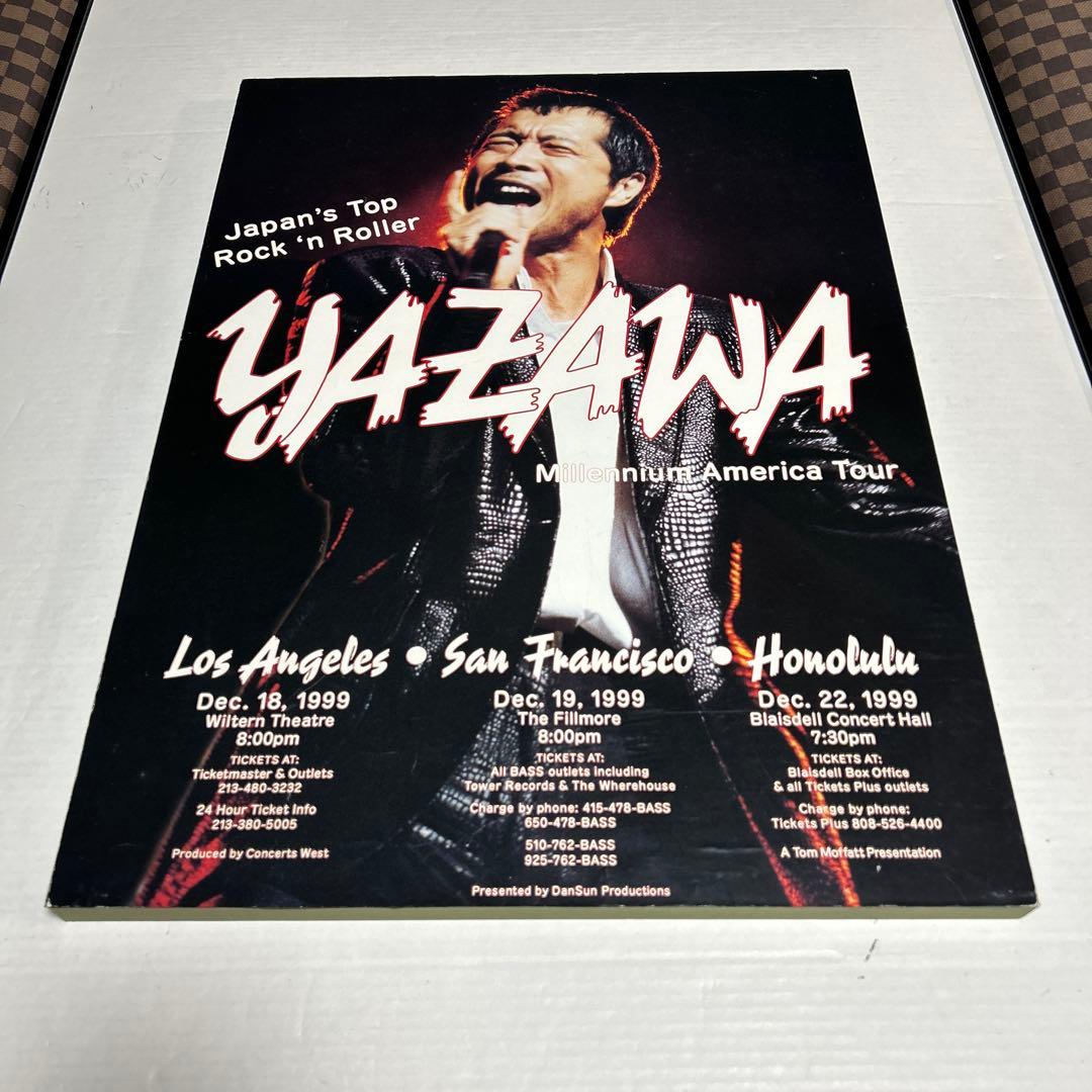 矢沢永吉木枠パネルポスター 海外ツアーコンサート告知ポスター