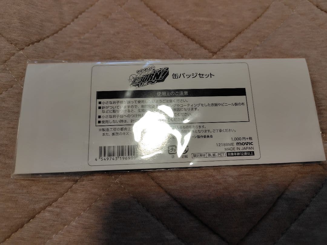 家庭教師ヒットマンREBORN!　沢田綱吉　雲雀恭弥　六道骸　缶バッジ