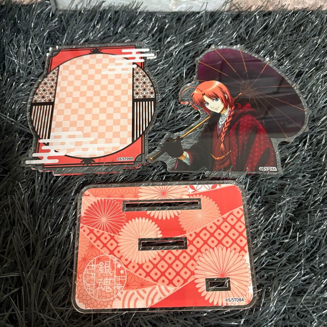 銀魂 ✨ レトロ モダン 缶バッジ アクリル ジオラマ スタンド 神威 欠品有