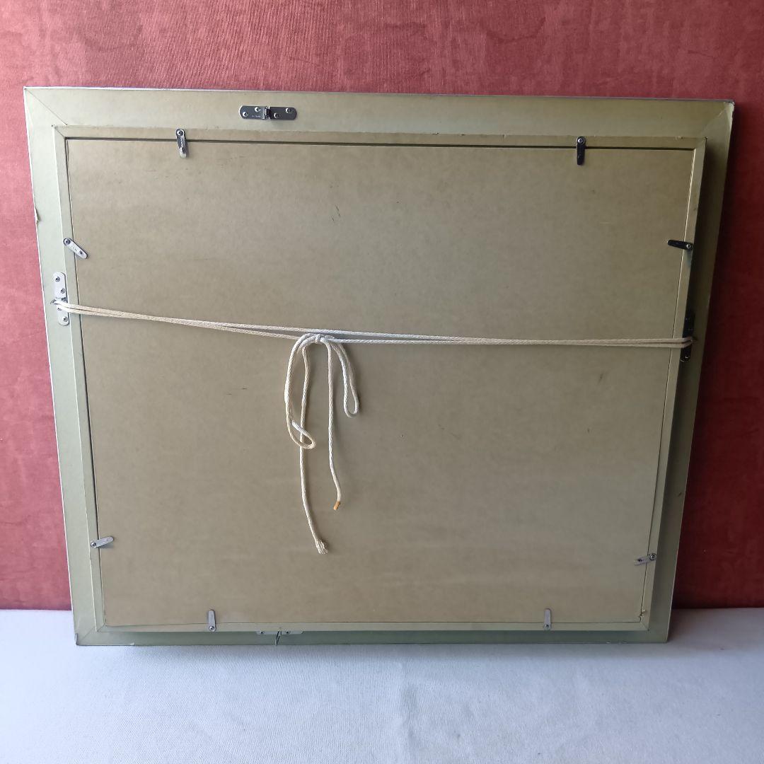 ◆菊地實 Kikuchi Minoru◆油彩 バッファロー 動物画【ガラス面無】