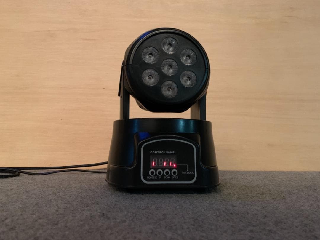 2コ 高輝度 ムービングライト ステージライト六色 舞台照明