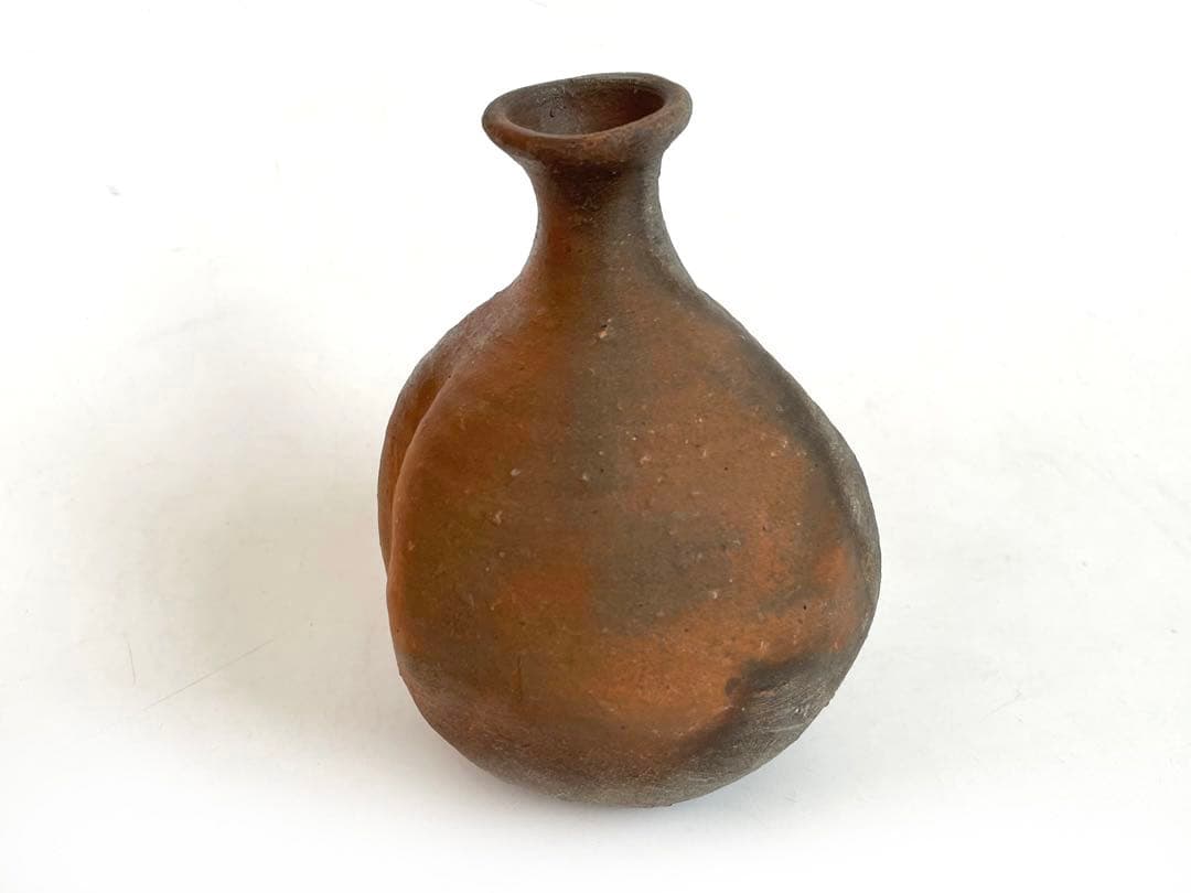 陶芸家　作家物　金重有邦　伊部　徳利　備前　備前焼　酒器　黒田陶苑　金重素山