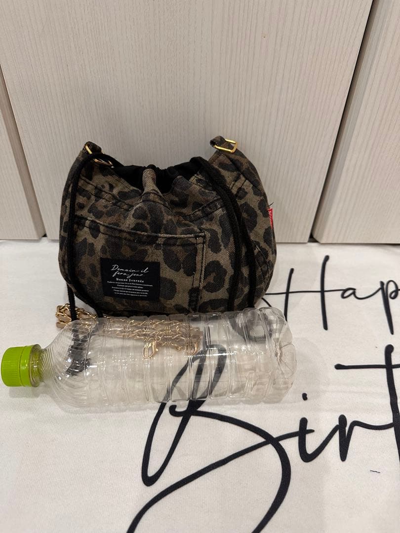 花柄巾着ショルダーバック3点ヒョウ柄巾着袋➕花柄ショルダーベルトセットおまとめ