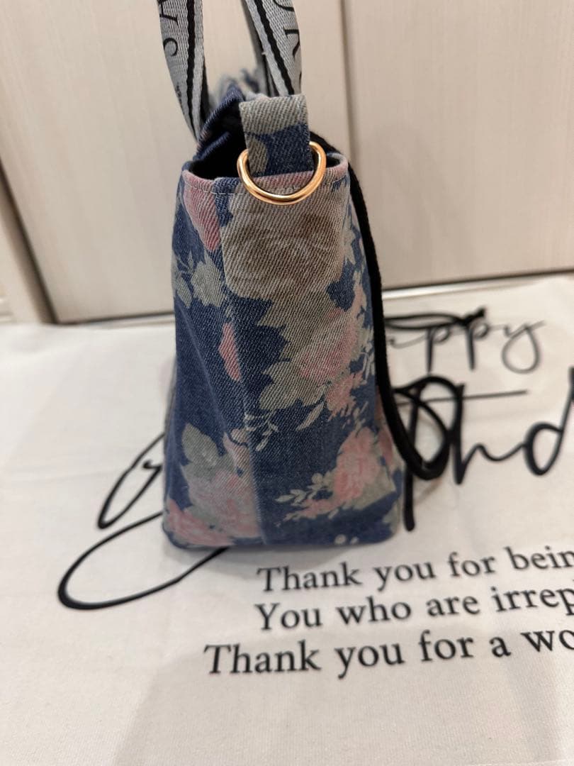 花柄巾着ショルダーバック3点ヒョウ柄巾着袋➕花柄ショルダーベルトセットおまとめ