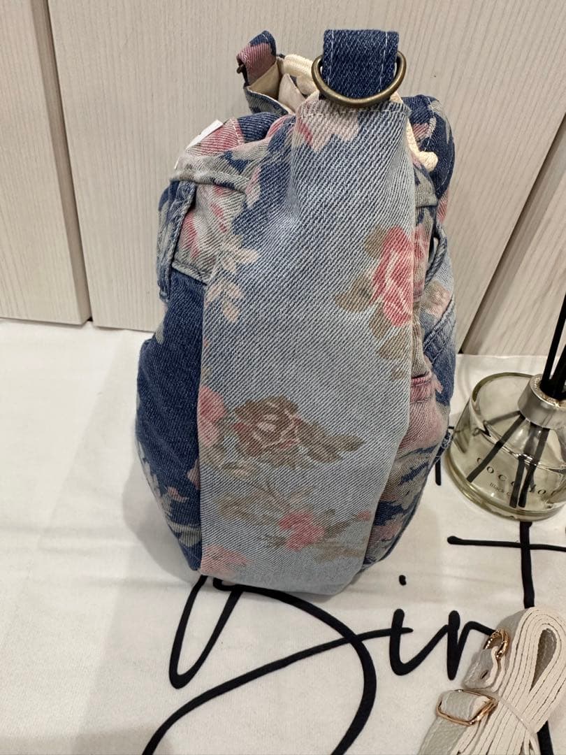 花柄巾着ショルダーバック3点ヒョウ柄巾着袋➕花柄ショルダーベルトセットおまとめ