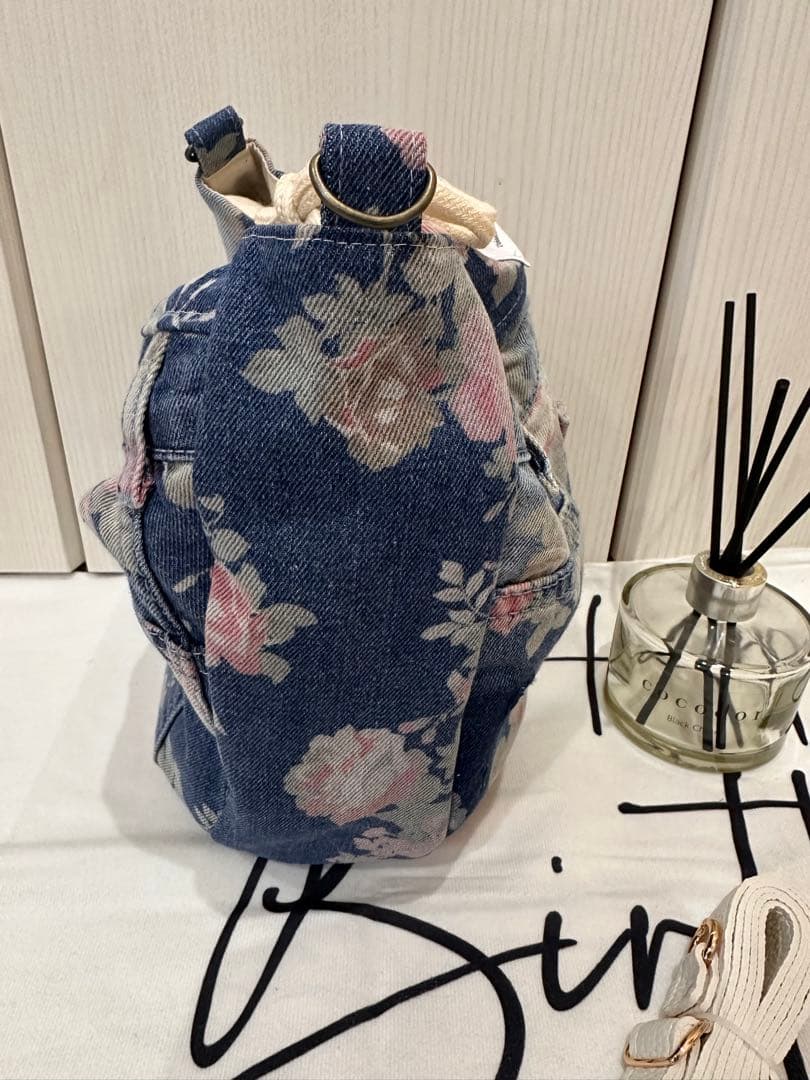 花柄巾着ショルダーバック3点ヒョウ柄巾着袋➕花柄ショルダーベルトセットおまとめ