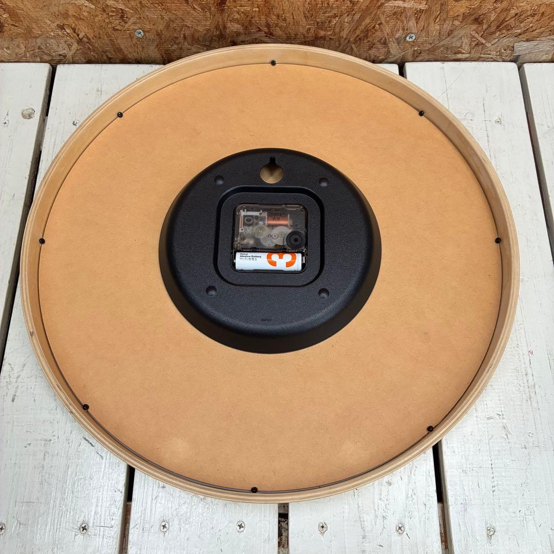 0674 Lemnos リキ クロック　プライウッド クロック　掛時計