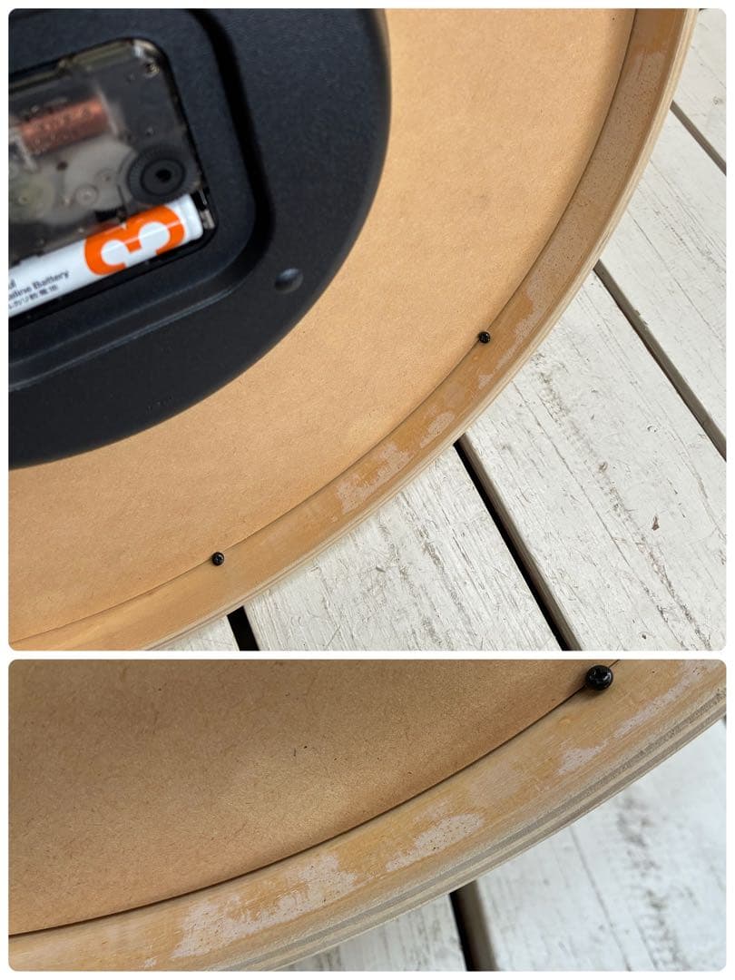 0674 Lemnos リキ クロック　プライウッド クロック　掛時計