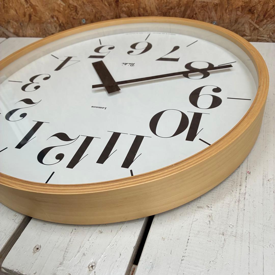 0674 Lemnos リキ クロック　プライウッド クロック　掛時計